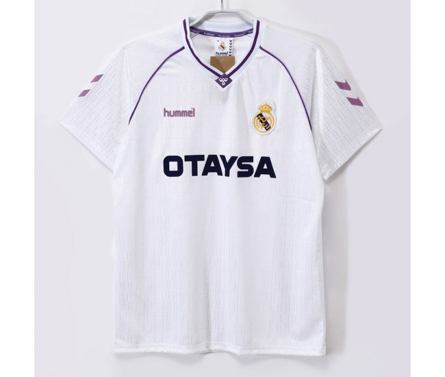 Real Madrid Home Retro Jersey 1990-92
