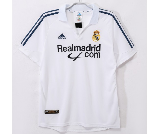 Real Madrid Home Retro Jersey 2001-02