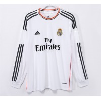 Real Madrid Home Long Sleeve Retro Jersey 2013-14