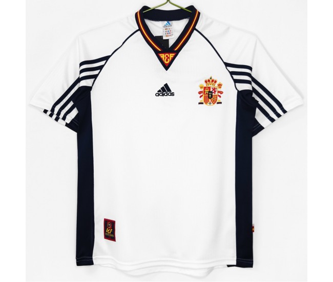 Spain Away Retro Jersey 1998