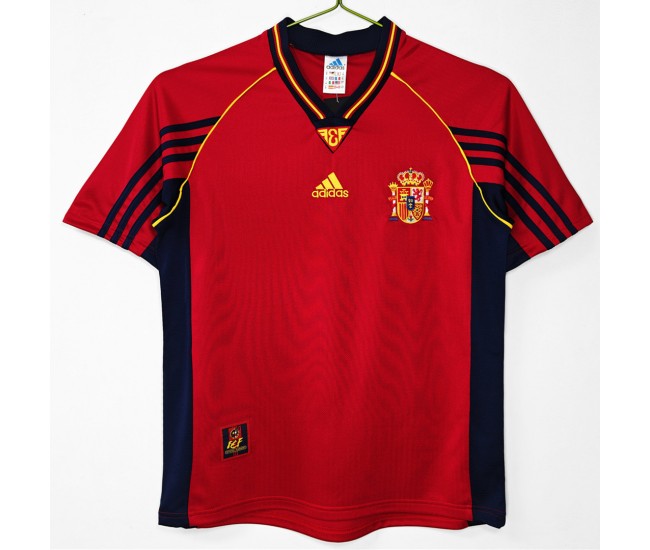 Spain Home Retro Jersey 1998