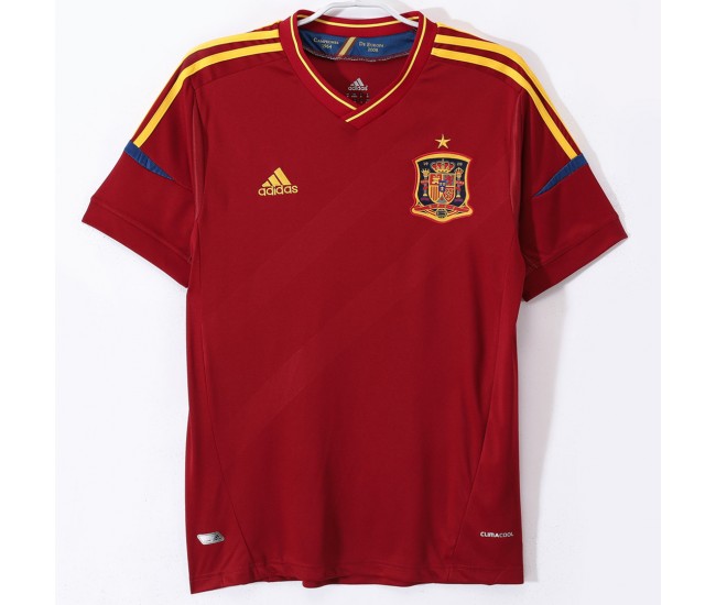 Spain Home Retro Jersey 2012