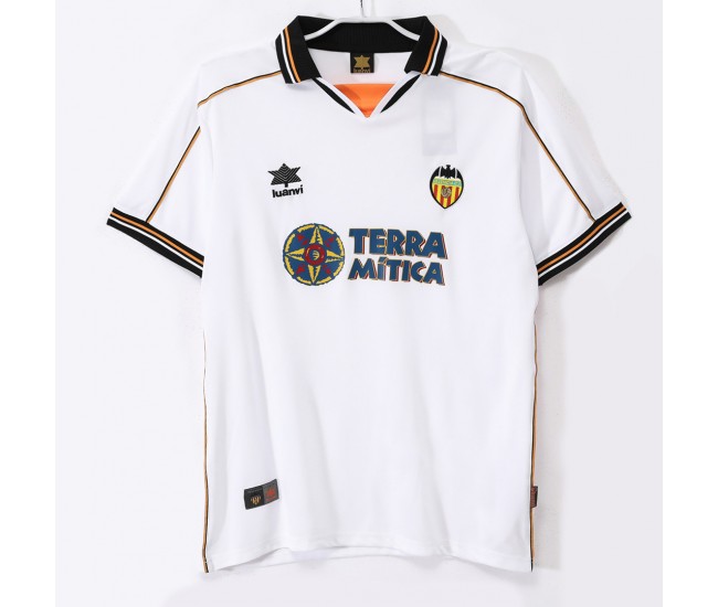 Valencia CF Home Retro Jersey 1999-00