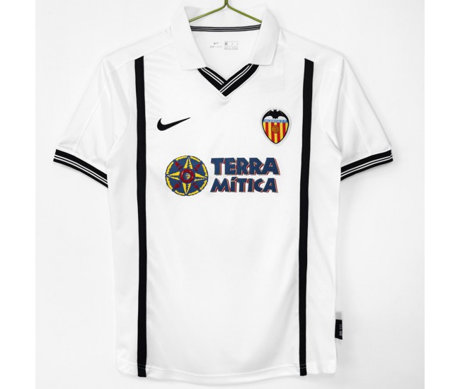 Valencia CF Home Retro Jersey 2000-01