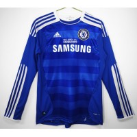 Chelsea Mens Home Long Sleeve Retro Jersey 2011-12
