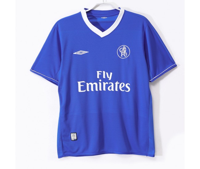 Chelsea Mens Home Retro Jersey 2003-05