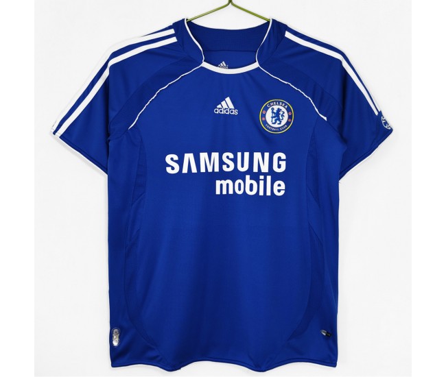 Chelsea Mens Home Retro Jersey 2006-07