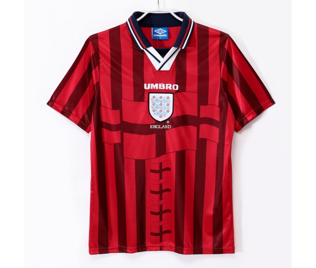 England Away Retro Jersey 1998 