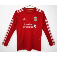 Liverpool FC Home Long Sleeve Retro Jersey 2010-11