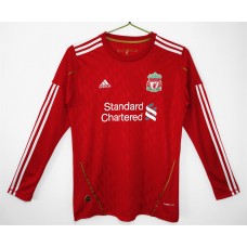 Liverpool FC Home Long Sleeve Retro Jersey 2010-11