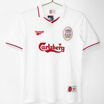 Liverpool FC White Retro Jersey 1996-97