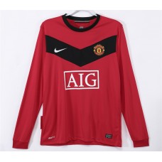 Manchester United FC Home Long Sleeve Retro Jersey 2009-10
