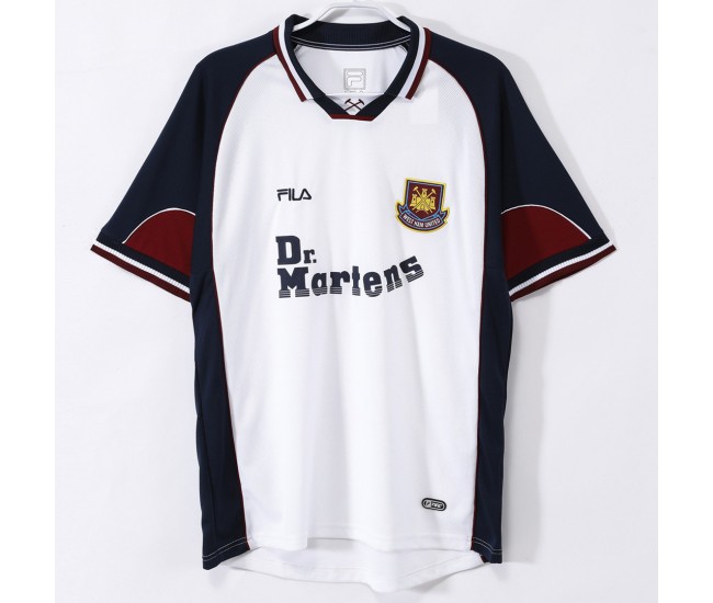 West Ham United FC Away Retro Jersey 1999-00