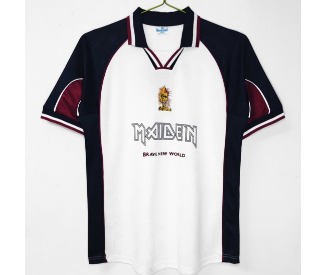 West Ham United FC Away Maiden Retro Jersey 1999-00