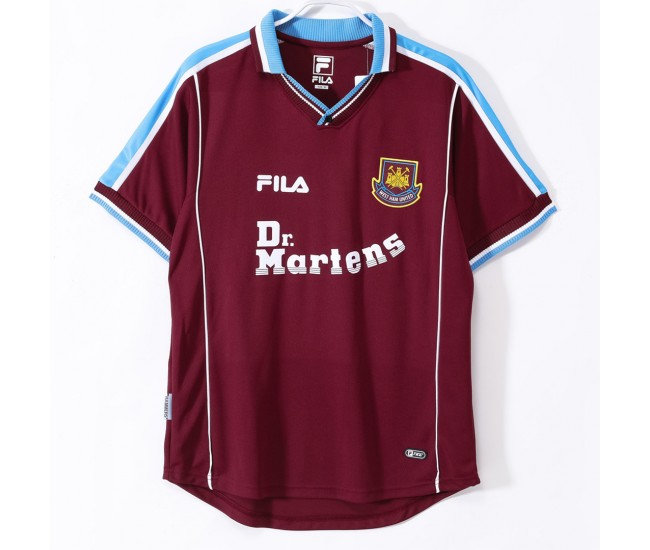 West Ham United FC Home Retro Jersey 1999-00