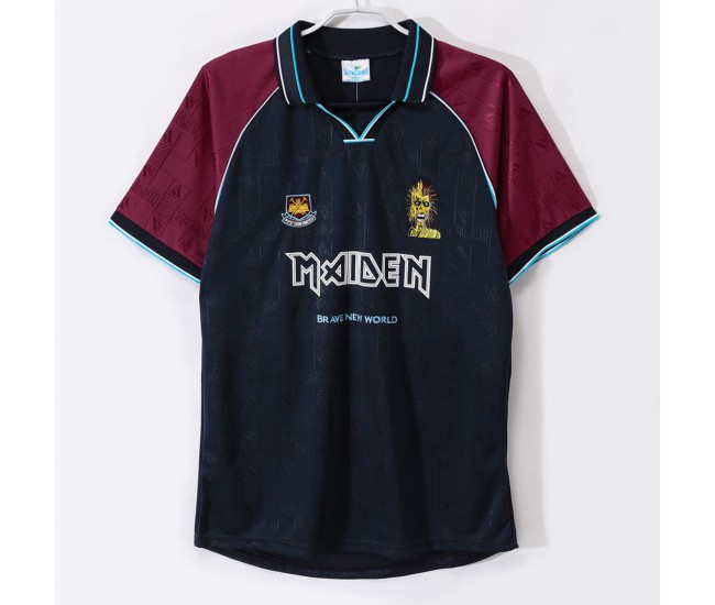 West Ham United FC Home Iron Maiden Retro Jersey 1999-00